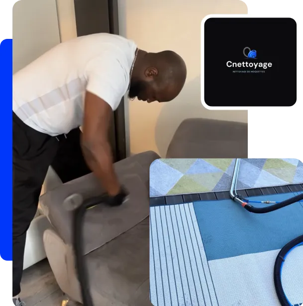 Nettoyage professionnel de canapé et tapis